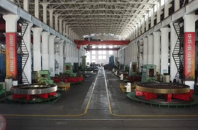 91精品国产一区二区三区动漫集团大齿轮滚齿机加工轮带外圆加工