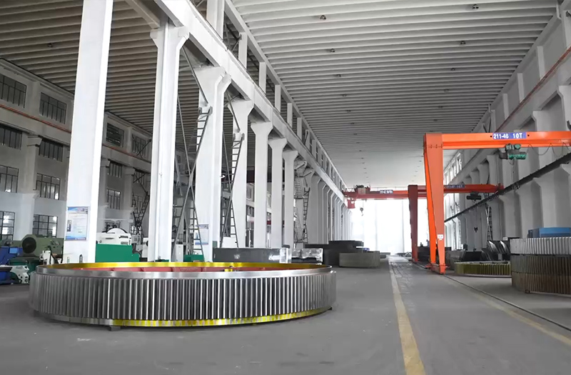 环形齿轮、小齿轮、支撑辊和轮胎车间